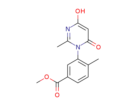 3-(4-hydroxy-2-methyl-6-oxo-6H-pyrimidin-1-yl)-4-methyl-benzoic acid methyl ester