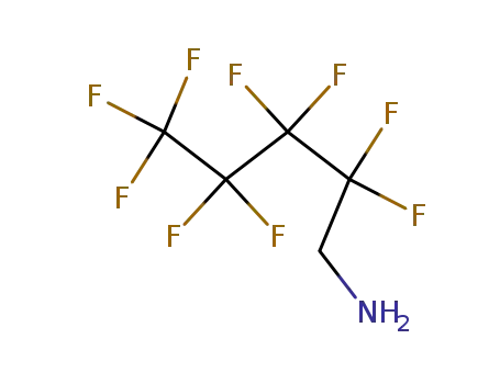 Molecular Structure of 355-27-1 (1H,1H-Nonafluoropentylamine)