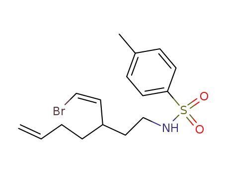 Benzenesulfonamide, N-[3-(2-bromoethenyl)-6-heptenyl]-4-methyl-, (Z)-