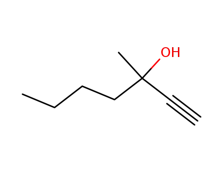 Molecular Structure of 17356-17-1 (3-METHYL-1-HEPTYN-3-OL)