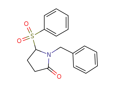 1-(phenylmethyl)-5-(phenylsulphonyl)-2-pyrrolidinone