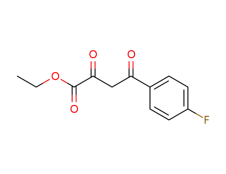 Molecular Structure of 31686-94-9 (ethyl 4-(4-fluorophenyl)-2,4-dioxobutanoate)