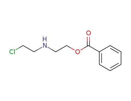 Molecular Structure of 83699-37-0 (1-benzoyloxy-2-(2-chloro-ethylamino)-ethane)