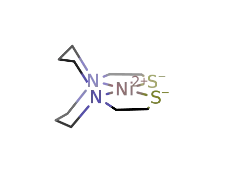 Molecular Structure of 129964-91-6 ((N,N'-bis(2-mercaptoethyl)-N,N'-diazacyclooctane)nickel(II))