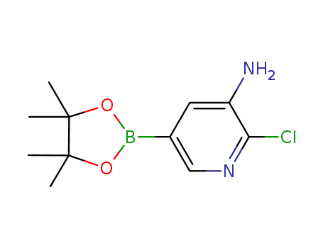 2-chloro-5-(4,4,5,5-tetramethyl-1,3,2-dioxaborolan-2-yl)pyridin-3-amine