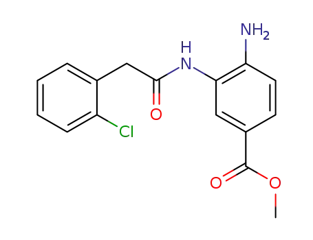 4-Amino-3-[2-(2-chloro-phenyl)-acetylamino]-benzoic acid methyl ester