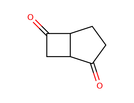 Molecular Structure of 932-38-7 (Bicyclo[3.2.0]heptane-2,6-dione)
