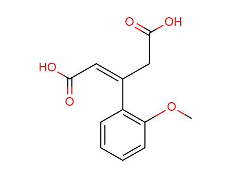 (Z)-3-(2-methoxyphenyl)pent-2-enedioic acid