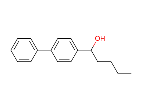 Molecular Structure of 50673-89-7 (1-([1,1'-biphenyl]-4-yl)pentan-1-ol)