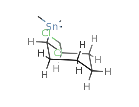 Molecular Structure of 27490-64-8 (1-dichloromethyl-2-trimethylstannyl-cyclohexane)