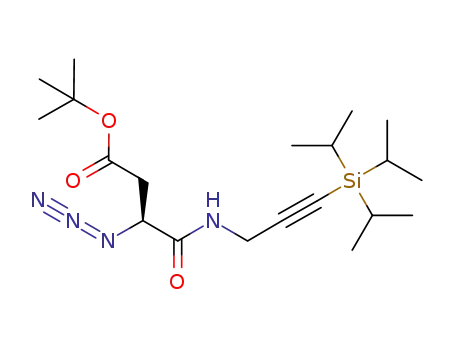 tert-butyl (S)-3-azido-4-oxo-4-{[3-(triisopropylsilyl)-prop-2-ynyl]amino}butanoate