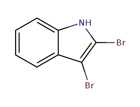 Molecular Structure of 108438-54-6 (2,3-dibromo-1H-indole)