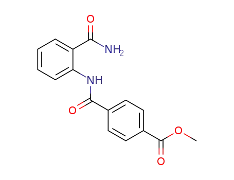 4-(2-carbamoylphenylcarbamoyl)benzoic acid methyl ester