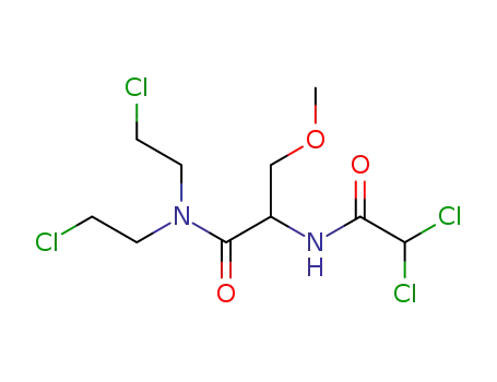 N,N-bis(2-chloroethyl)-2-[(2,2-dichloroacetyl)amino]-3-methoxypropanamide