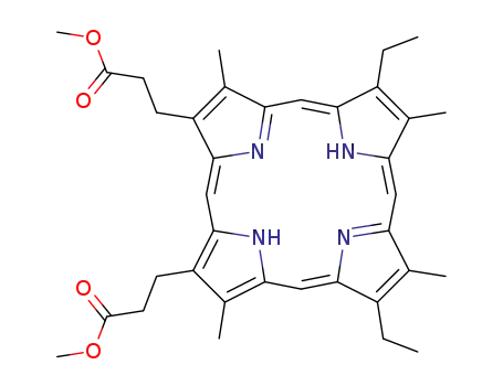 1,4-diethyl-6,7-bis(2-methoxycarbonylethyl)-2,3,5,8-tetramehylporphyrin