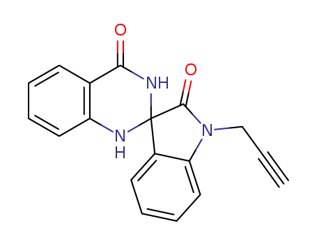 1-(prop-2-yn-1-yl)-1'H-spiro[indoline-3,2'-quinazoline]-2,4'(3'H)-dione