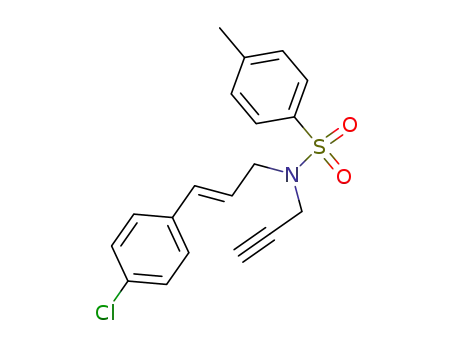 Benzenesulfonamide,
N-[3-(4-chlorophenyl)-2-propenyl]-4-methyl-N-2-propynyl-, (E)-