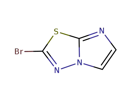 Molecular Structure of 1137142-58-5 (2-Bromoimidazo[2,1-b][1,3,4]thiadiazole)