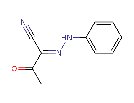 Molecular Structure of 176752-00-4 ((2E)-3-oxo-2-(2-phenylhydrazinylidene)butanenitrile)