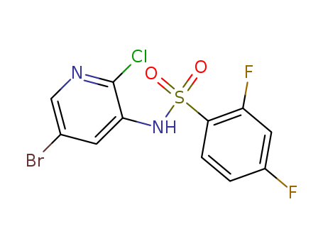 N-(5-bromo-2-chloropyridin-3-yl)-2,4-difluorobenzenesulfonamide