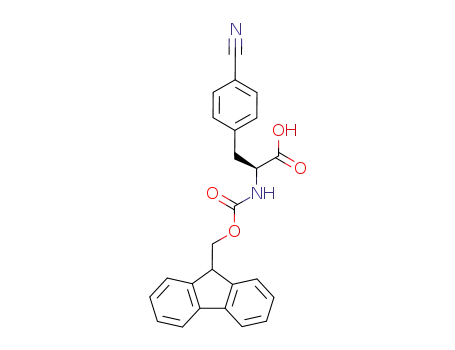 Molecular Structure of 173963-93-4 (FMOC-L-4-CYANOPHENYLALANINE)