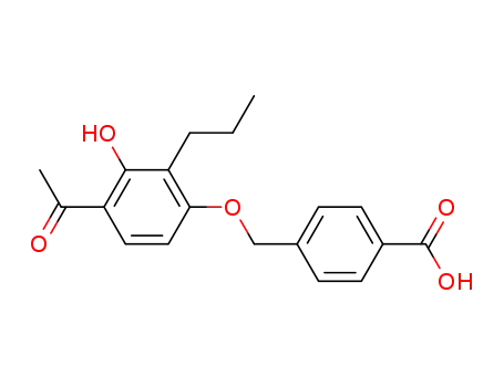 Benzoic acid, 4-[(4-acetyl-3-hydroxy-2-propylphenoxy)methyl]-