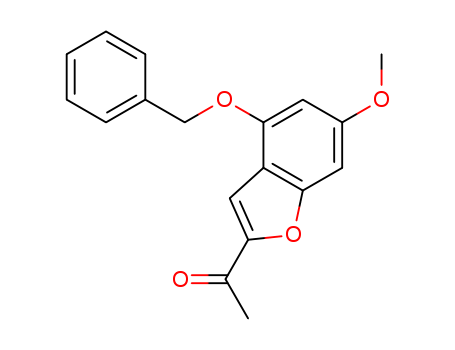 1-(4-(benzyloxy)-6-methoxybenzofuran-2-yl)ethanone