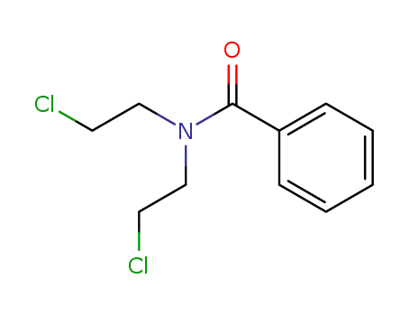 Molecular Structure of 56134-07-7 (N,N-bis(2-chloroethyl)benzamide)