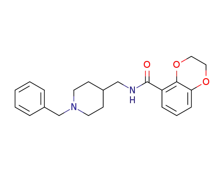 1,4-Benzodioxin-5-carboxamide,
2,3-dihydro-N-[[1-(phenylmethyl)-4-piperidinyl]methyl]-