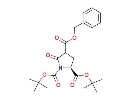 (2S)-1-tert-butyloxycarbonyl-4-benzyloxycarbonyl-5-oxoproline tert-butyl ester
