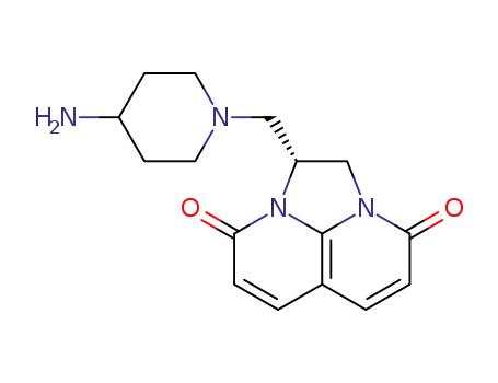 (1R)-1-[(4-amino-1-piperidinyl)methyl]-1,2-dihydro-4H,9H-imidazo[1,2,3-ij]-1,8-naphthyridine-4,9-dione