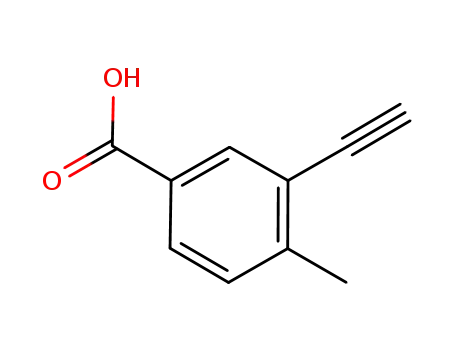 Molecular Structure of 1001203-03-7 (3-Ethynyl-4-methyl-benzoic acid)