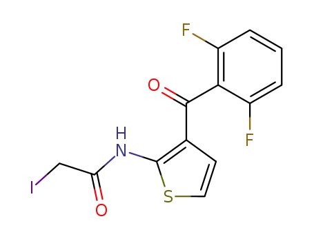 N-[3-(2,6-Difluoro-benzoyl)-thiophen-2-yl]-2-iodo-acetamide