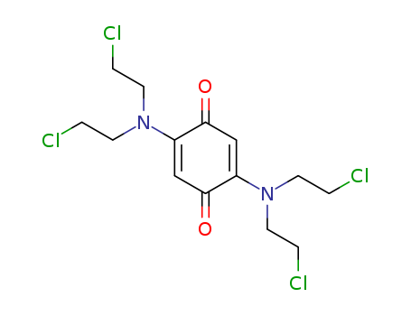 2,5-Cyclohexadiene-1,4-dione,2,5-bis[bis(2-chloroethyl)amino]- cas  15482-81-2