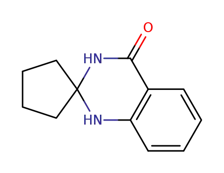 Molecular Structure of 1135-80-4 (1'H-Spiro[cyclopentane-1,2'-quinazolin]-4'(3'H)-one)