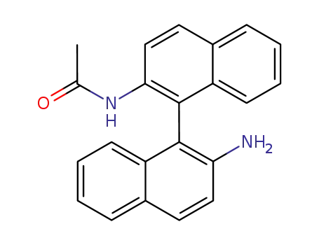 Molecular Structure of 141977-92-6 (N-[(1R)-2'-aMino[1,1'-binaphthalen]-2-yl]-AcetaMide)