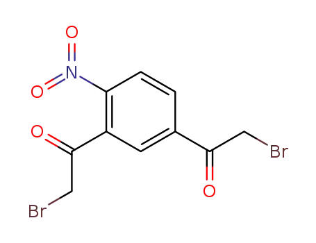 2,4-bis-bromoacetyl-1-nitro-benzene
