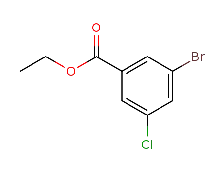Molecular Structure of 1095274-55-7 (ethyl 3-bromo-5-chlorobenzoate)
