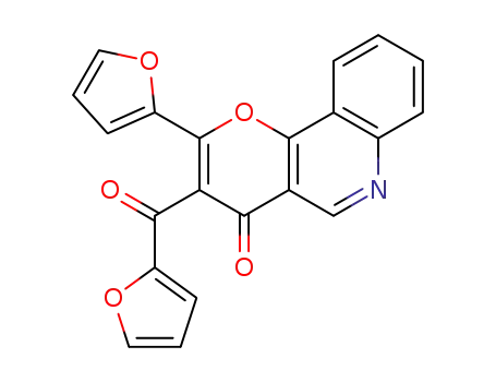 3-(furan-2-carbonyl)-2-furan-2-yl-pyrano[3,2-<i>c</i>]quinolin-4-one