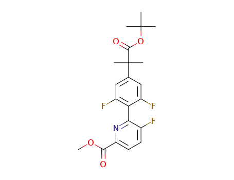 methyl 6-(4-(1-(tert-butoxy)-2-methyl-1-oxopropan-2-yl)-2,6-difluorophenyl)-5-fluoropicolinate