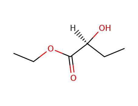 Molecular Structure of 88271-13-0 (Butanoic acid, 2-hydroxy-, ethyl ester, (2S)-)
