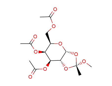 Molecular Structure of 103002-27-3 (3,4,6-Tri-O-acetyl-α-D-galactopyranose 1,2-(endo-methyl orthoacetate))
