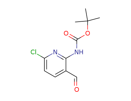 (6-Chloro-3-formyl-pyridin-2-yl)-carbamic acid tert-butyl ester