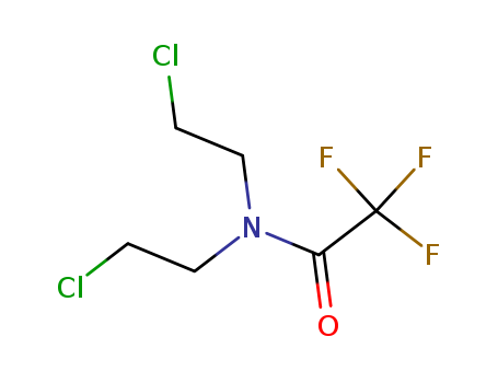 N,N-bis(2-chloroethyl)-2,2,2-trifluoro-acetamide cas  667-82-3