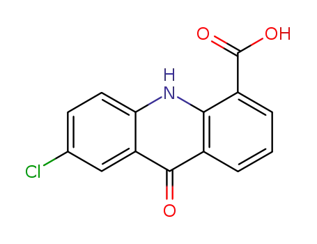 9-Oxo-7-chloracridon-4-carbonsaeure