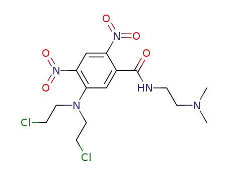 N-((N,N-dimethylamino)ethyl)-5-(N,N-bis(2-chloroethyl)amino)-2,4-dinitrobenzamide