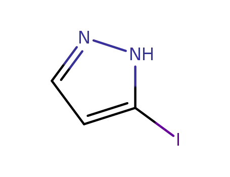 Molecular Structure of 1007351-17-8 (5-IODO-1H-PYRAZOLE)