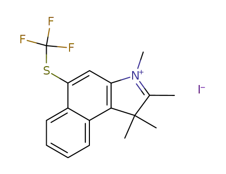 1H-Benz[e]indolium, 1,1,2,3-tetramethyl-5-[(trifluoromethyl)thio]-, iodide