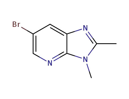 Molecular Structure of 92260-32-7 (6-BROMO-2,3-DIMETHYL-3H-IMIDAZO[4,5-B]PYRIDINE)