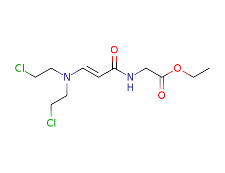 Glycine,N-[3-[bis(2-chloroethyl)amino]-1-oxo-2-propen-1-yl]-, ethyl ester cas  14047-45-1